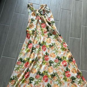 Long floral dress